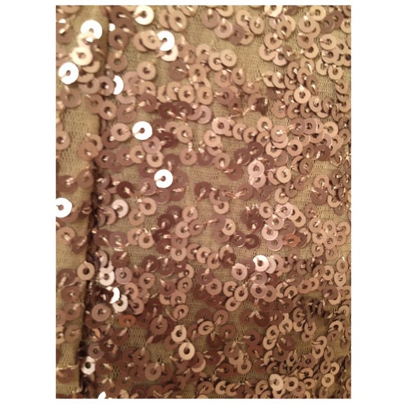 Cache Gold Sequin Dress - Picture 5 of 6